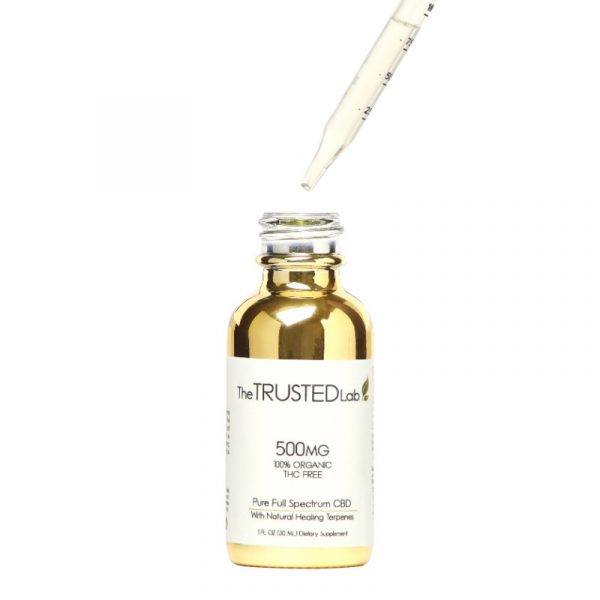 The Trusted Lab CBD Pure 500 mg (Full Spectrum CBD Tincture)