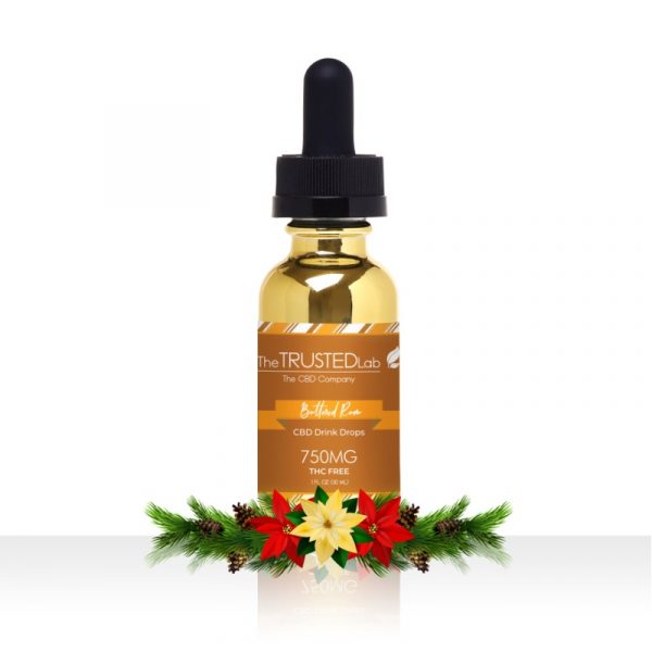 The Trusted Lab CBD Buttered Rum Holiday Full Spectrum Tincture