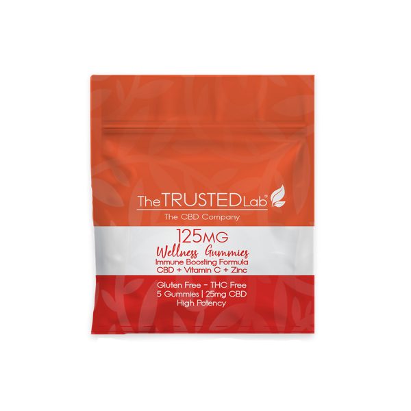 Wellness Gummy 5 pack with red bag