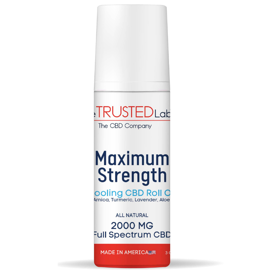 The Trusted Lab's NEW Maximum Strength Cooling CBD Roller Gel