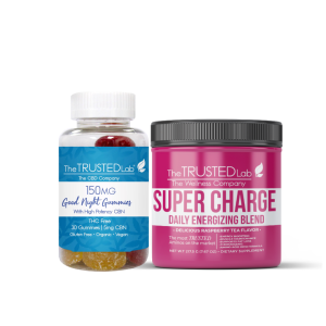 The "Super Charge" Energy and Sleep Set with CBD or CBN