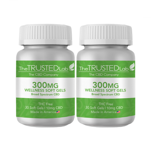 CBD Wellness Soft Gels 300mg