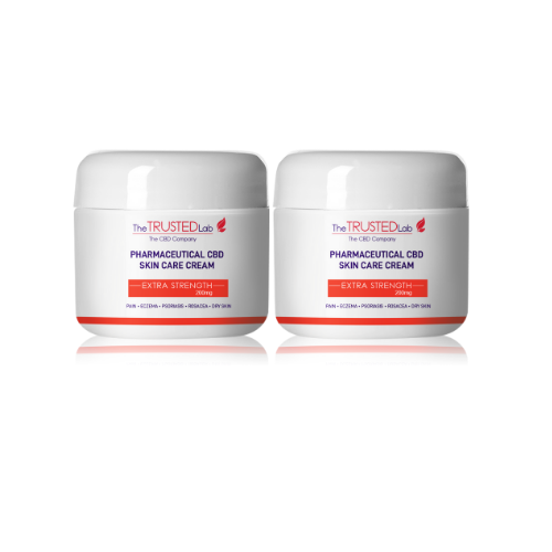Pharmaceutical Quality Face and Skin Care Cream with CBD - Extra Strength (2 oz)