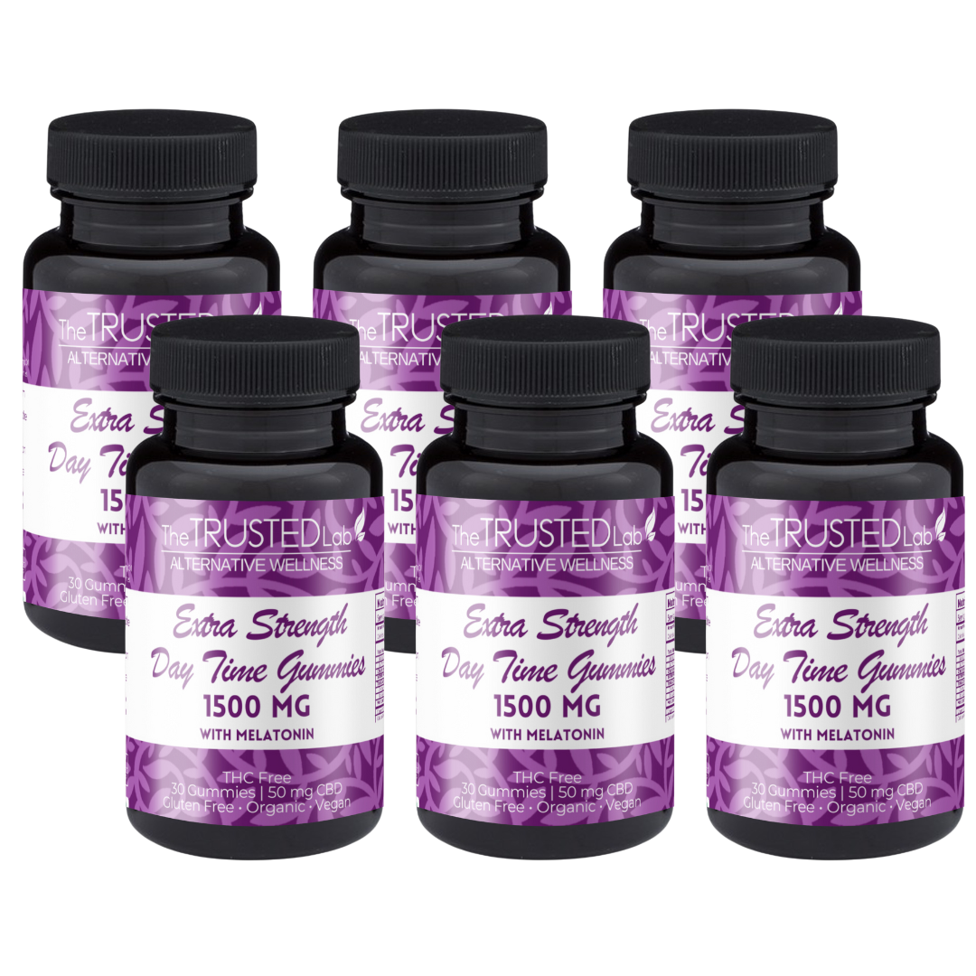 Extra Strength CBD Gummies with Energizing Ginger (1,500 mg)