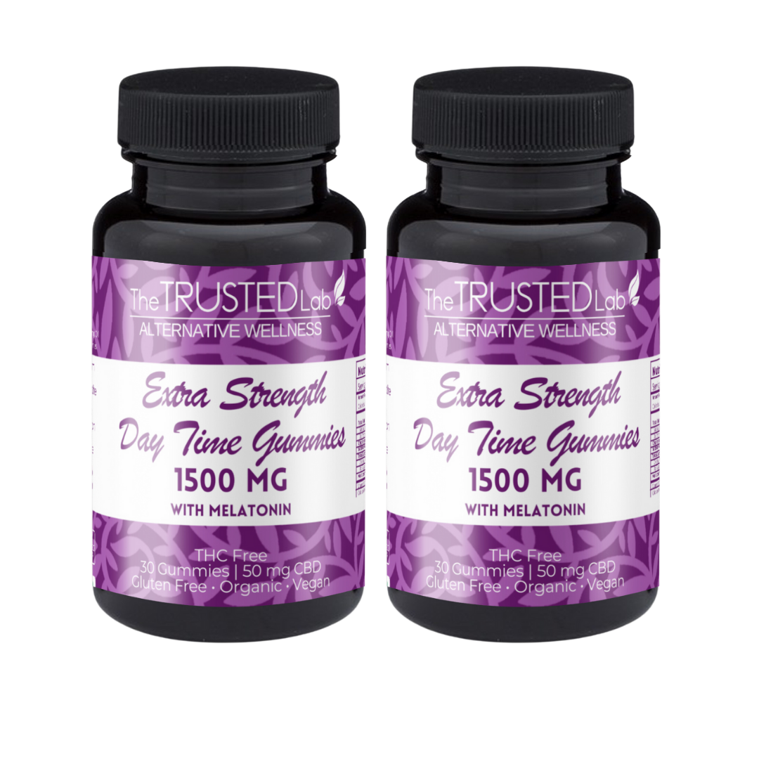 Extra Strength CBD Gummies with Energizing Ginger (1,500 mg)